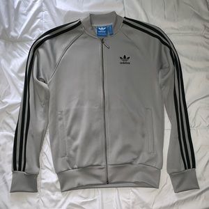 Adidas trefoil superstar track jacket